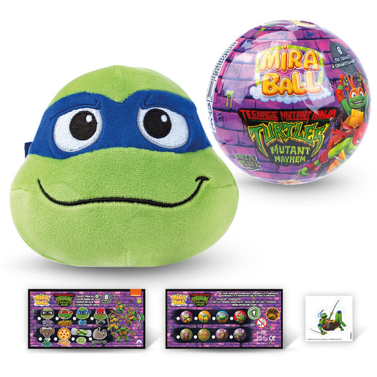 MiraBall TMNT unbox reveals mystery plush and collectibles for play.