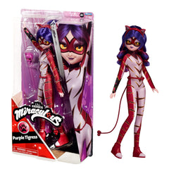 Miraculous Purple Tigress doll figure ready for dynamic posing and imaginative adventures.