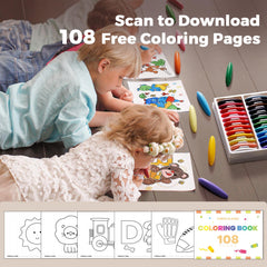 MIROLA KIDS safe crayons for babies and toddlers with gentle texture.