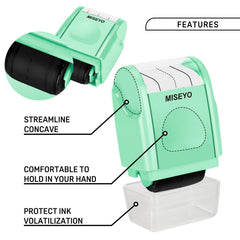 Miseyo long-lasting ink coverage up to 100 meters per refill.