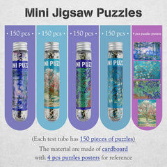 MISITU micro puzzle 150 pieces with 6x4 inch finish is compact and engaging