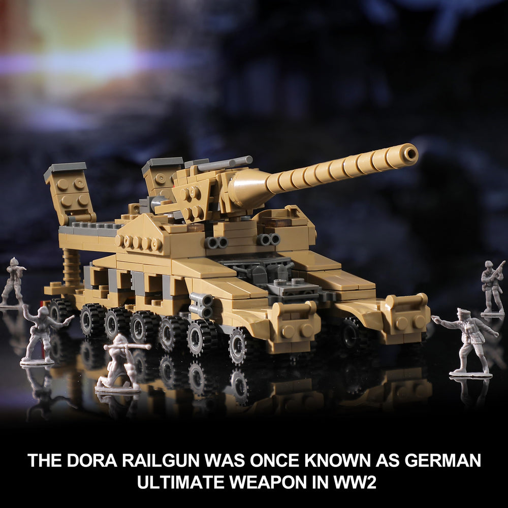 MISTBUY kit with 16 military vehicles for imaginative missions and builds.