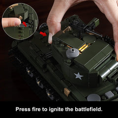 Mistbuy M26 Pershing tank model front view.