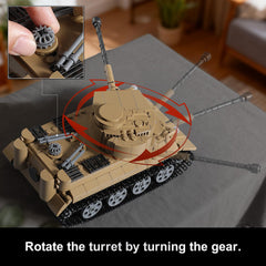 Mistbuy Tiger I tank model with detailed prints for display authenticity.