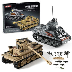 MISTBUY WW2 Tiger I tank with authentic detailing ideal for display and play