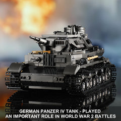 MISTBUY WW2 movable tracks demonstrate authentic tank maneuverability.