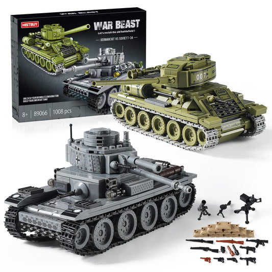 Mistbuy WW2 T-34 battle model for immersive play and display