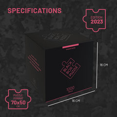Misu Games Black Box Puzzle open-box setup shows premium packaging and pieces
