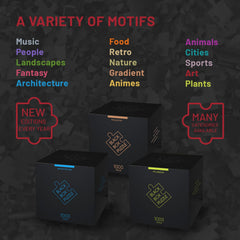 Misu Games packaging showcases a sleek, puzzle-night ready setup
