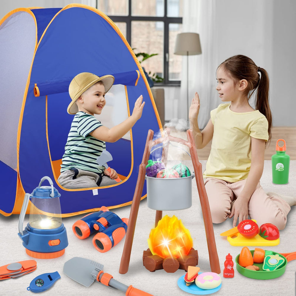 MITCIEN campfire toy creates cozy pretend moments during outdoor storytelling.