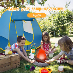 MITCIEN campsite playset with realistic crackling sounds for immersive storytelling