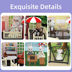 MITCIEN Dollhouse Kit Bathroom Detail enables role-play and grooming stories.