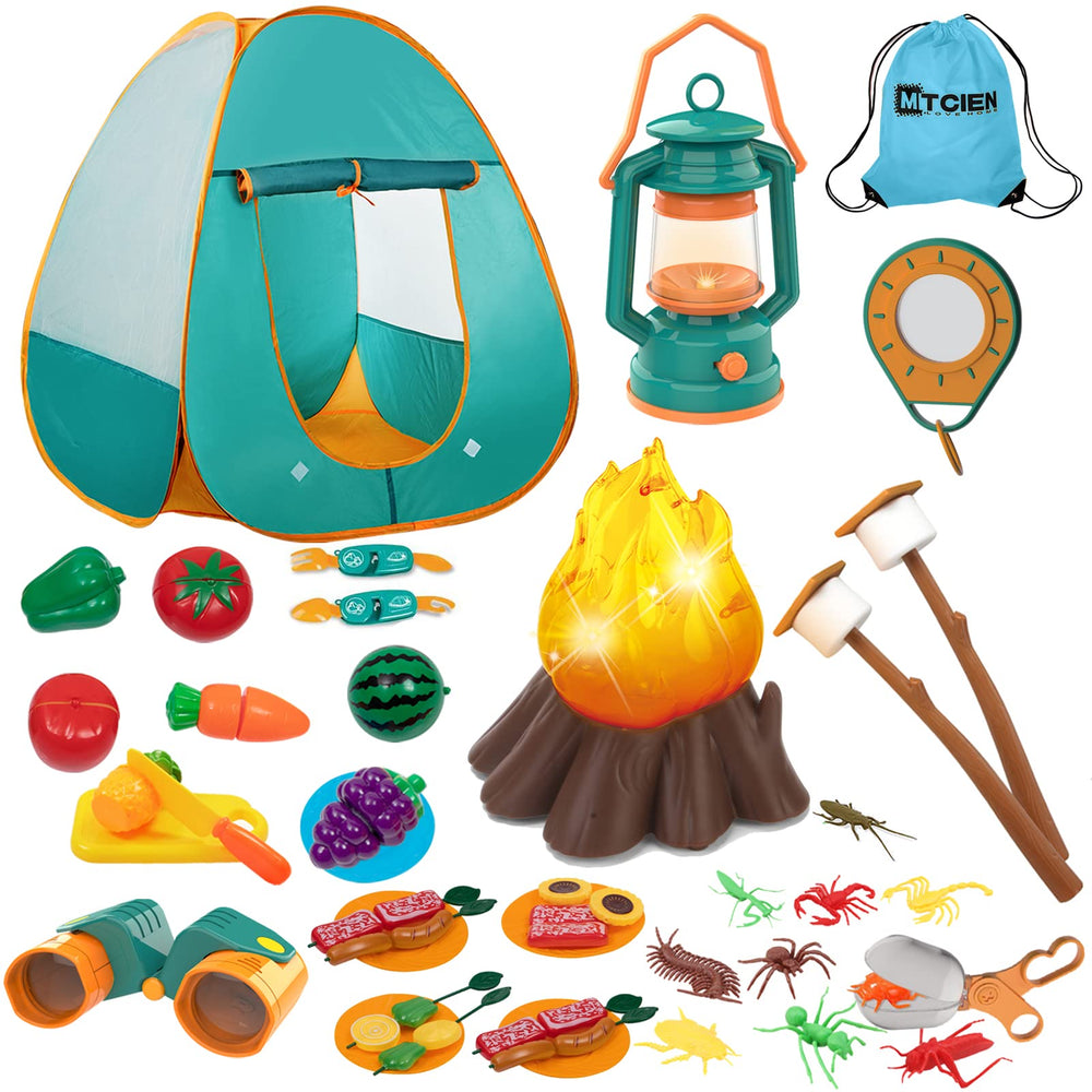 MITCIEN kids camping set with play tent for imaginative indoor and outdoor adventures