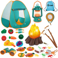 MITCIEN kids camping set with play tent for imaginative indoor and outdoor adventures