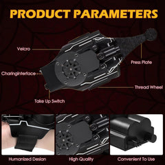 M MITLINK Spider Toy suction cup use on glass surfaces.