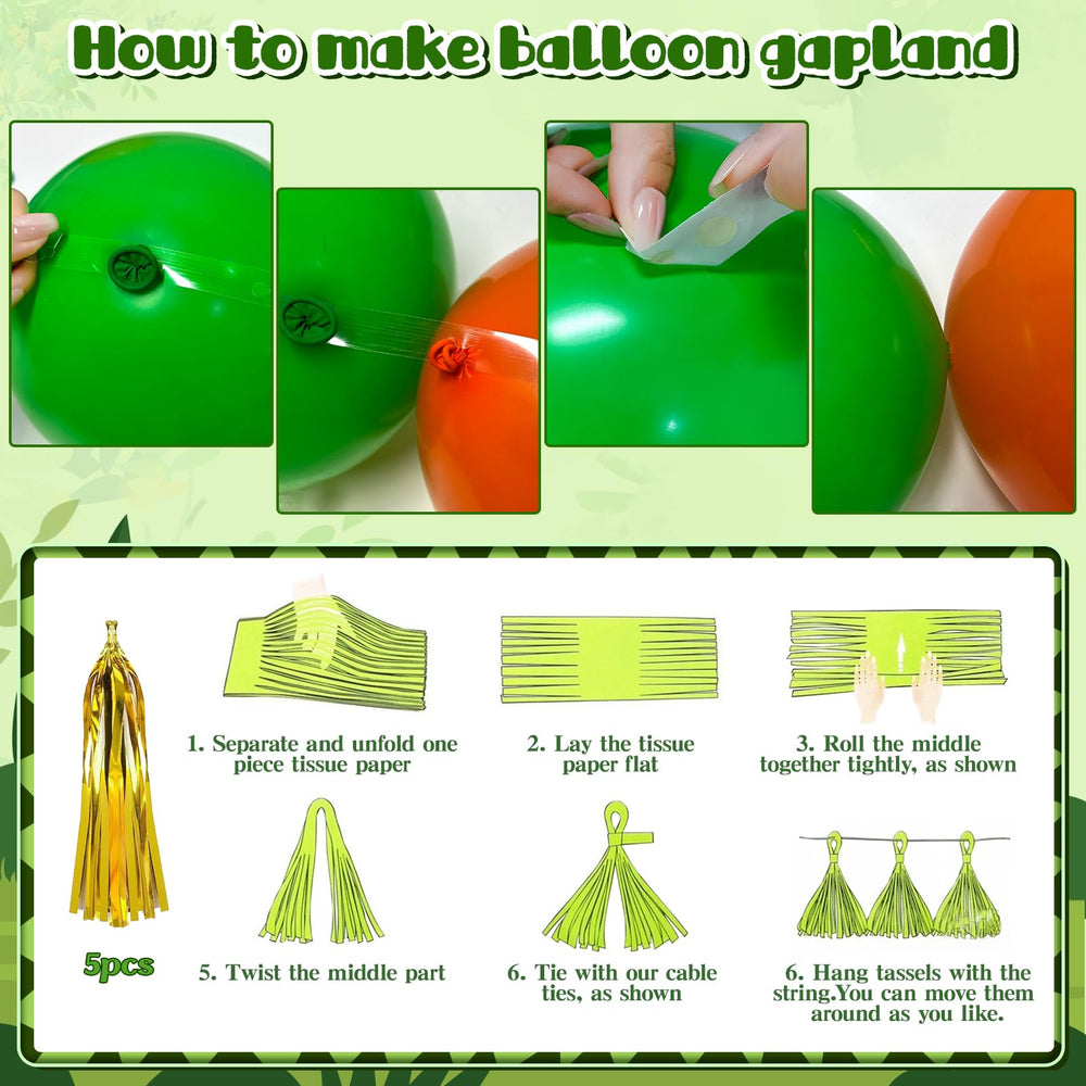 Miucat green fringe curtains as versatile backdrops and photo setups.