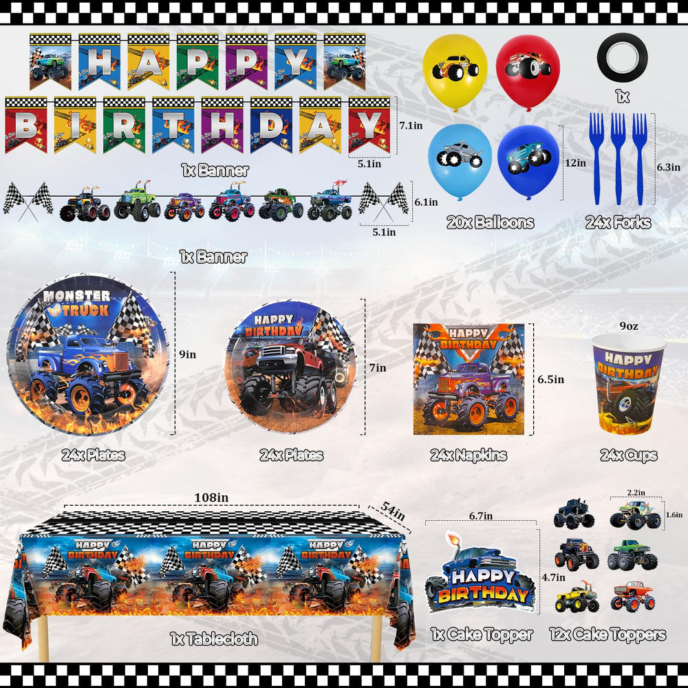 Miucat Monster Truck cups provide spill-friendly serving for party guests