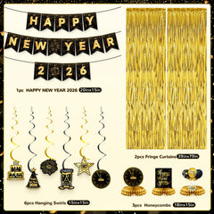 Miucat foil balloons 2026 create a glossy centerpiece for countdown moments