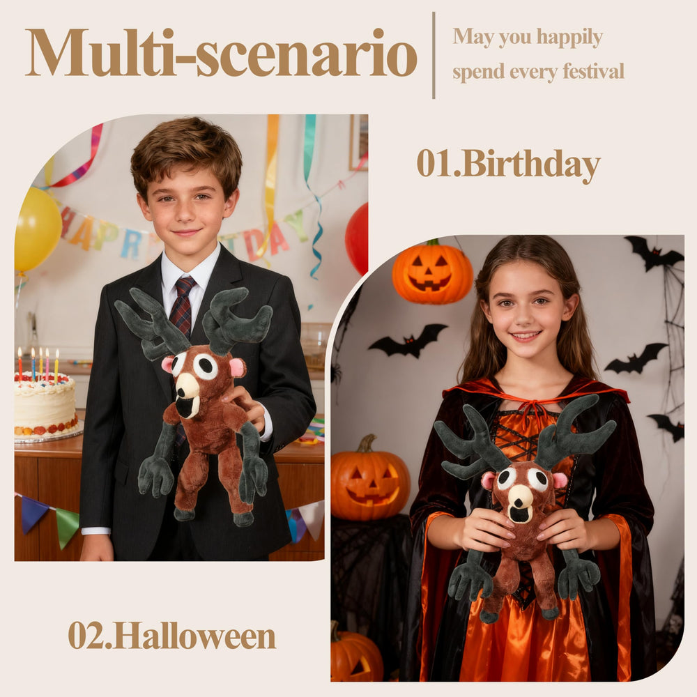 Miuitwu 99 Nights plush deer gift-ready option for birthdays or holidays.