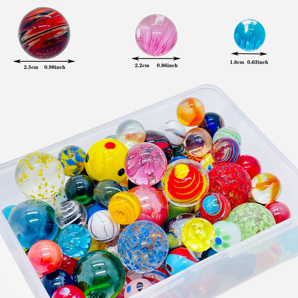 Miutrue glow-in-the-dark marbles for after-dark play