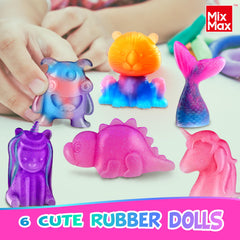 MixMax mermaid mold for glittery squishies and creative play