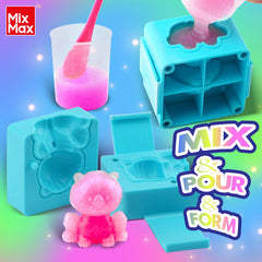 MixMax tiger mold for bright, kid-friendly squishies