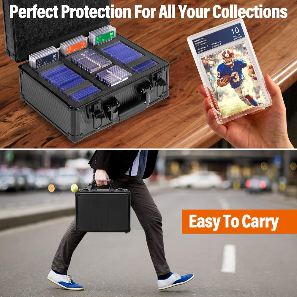 MIXPOET portable handle allows easy transport of a card collection.