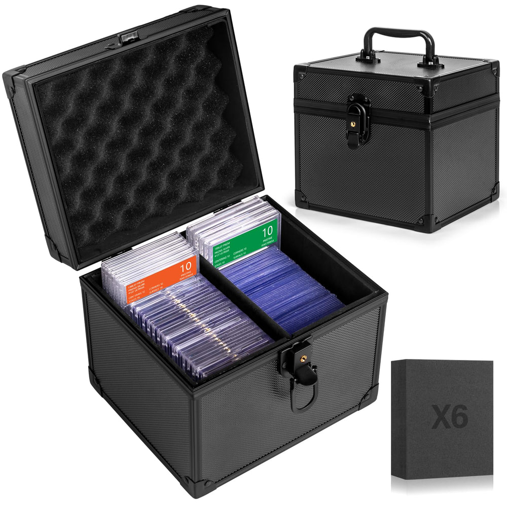 MIXPOET storage box interior shows top-loader capacity for organization.