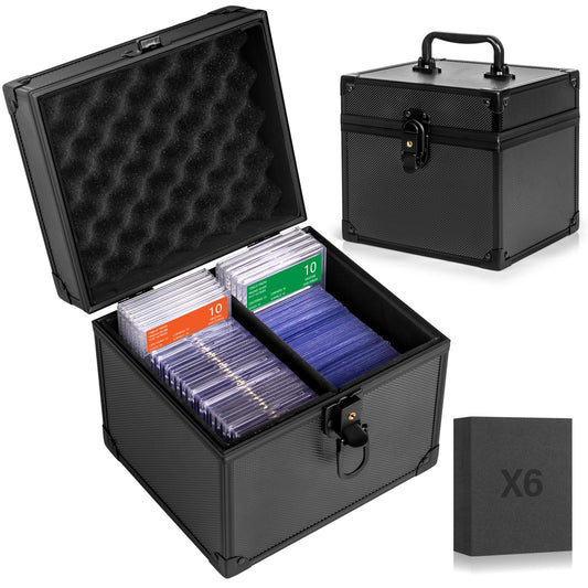 MIXPOET storage box interior shows top-loader capacity for organization.