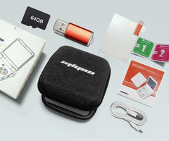 Miyoo Flip V2 anti-fingerprint surface stays clean during use.