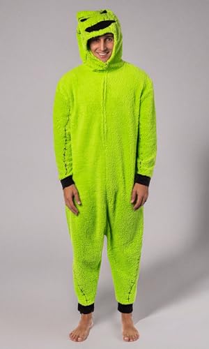 MJC Oogie Boogie union suit green care instructions help maintain softness