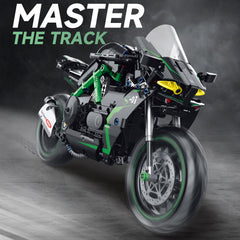 MJDDJA 1:8 motorcycle model working suspension showcases realism