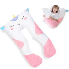 MLdian 47x23 inch U-shape pillow side profile for ergonomic support