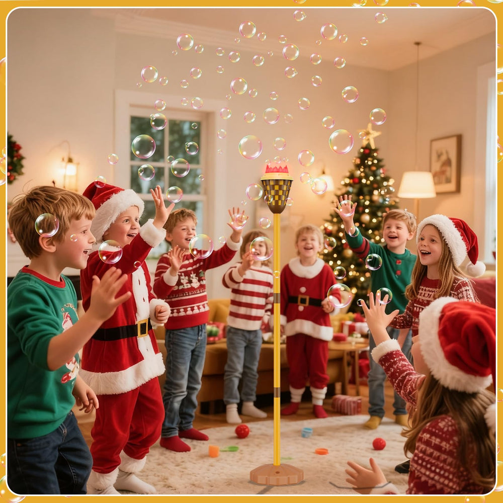 MLDKA bubble machine ideal for weddings, birthdays, and outdoor parties.