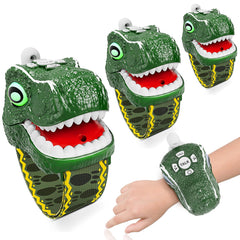 MLDKA Dinosaur Walkie Talkies 3-Pack front view, engaging dinosaur design for kids' adventures