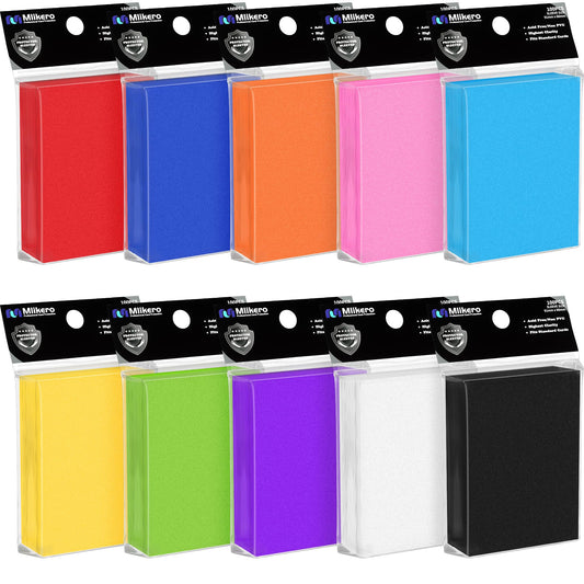 Mlikero 1000-pack card sleeves protect and organize trading cards.