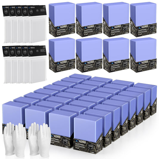 Mlikero 2000 card sleeves and top loaders packaging for protection and organization
