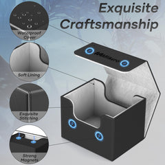 Mlikero magnetic closure keeps the lid secure even when tipped.