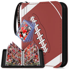 Mlikero 720-pocket binder exterior showcases durable, stylish design for football card lovers.