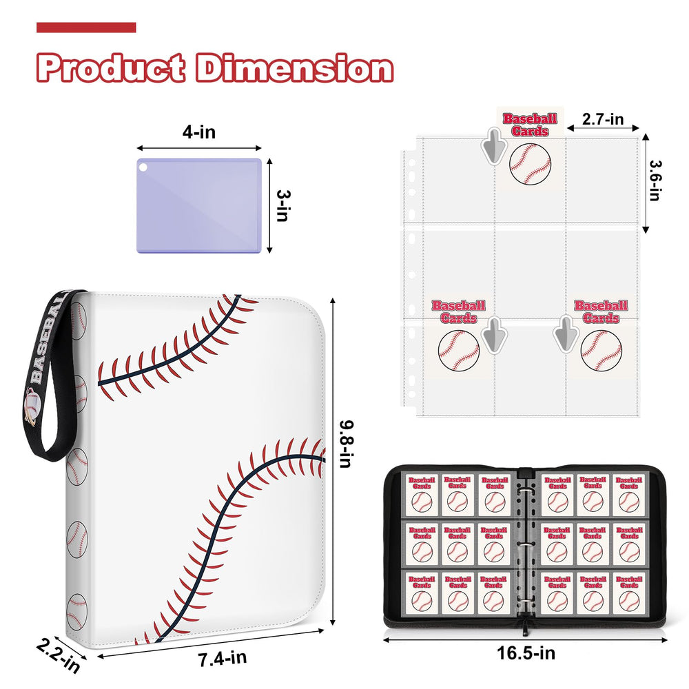 Mlikero binder capacity up to 720 cards keeps collections organized
