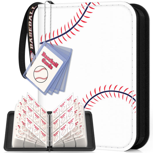 Mlikero Baseball Card Binder display setup showcases cards clearly for easy showcasing