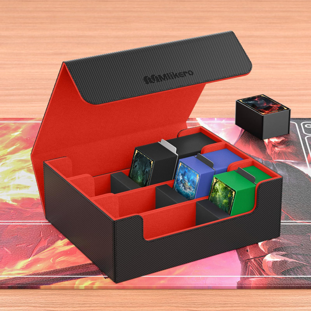 Mlikero deck box is compatible with MTG, PKM, TCG, and sports cards.