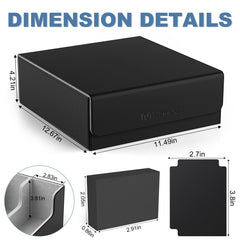 Mlikero case offers 4 rows for efficient capacity and quick access.