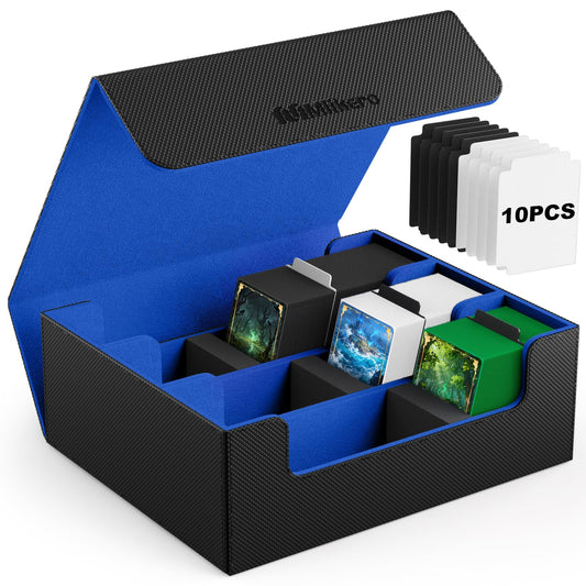 Mlikero card deck case with magnetic closure secures your collection on the go