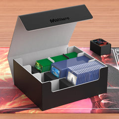 MLikero travel-ready deck box protects MTG, Yugioh, and more on the go.