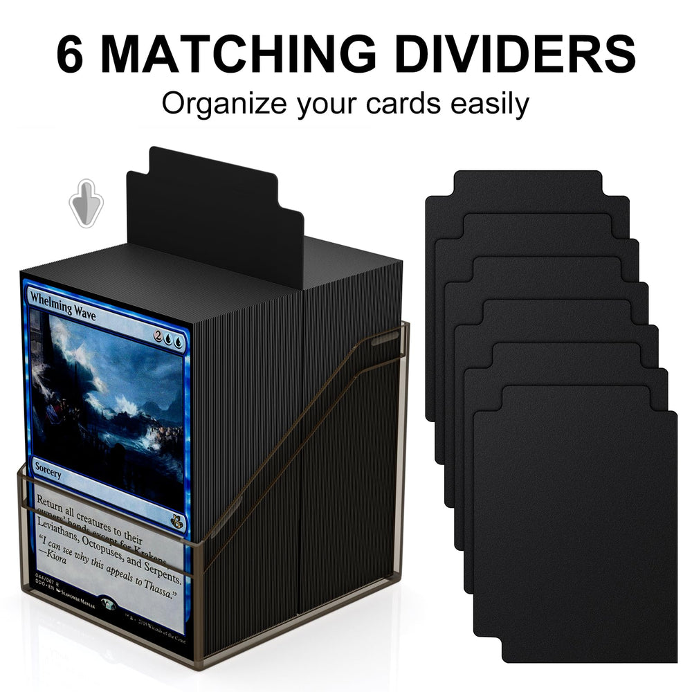 Mlikero includes six dividers to organize your cards