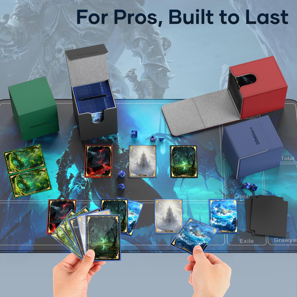Mlikero gift-ready deck box suits card collectors and casual players.