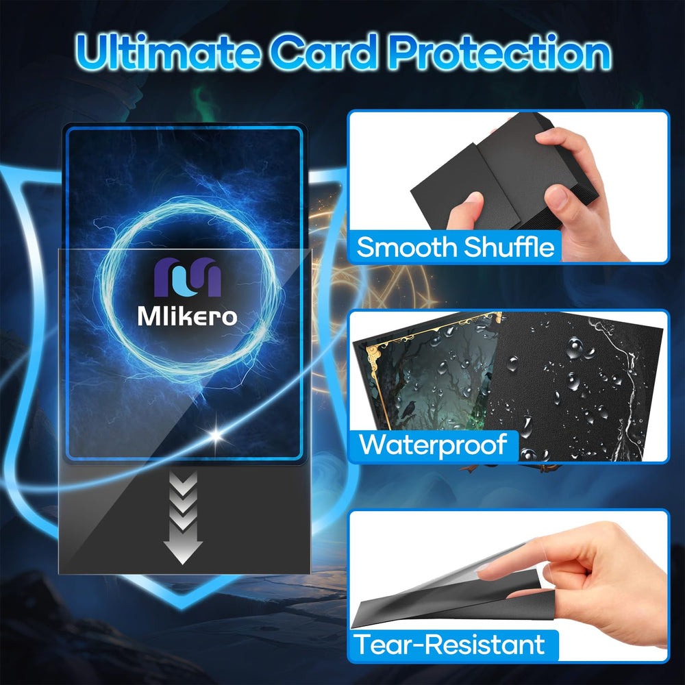 Mlikero matte and glossy sleeves balance viewing and shuffling ease
