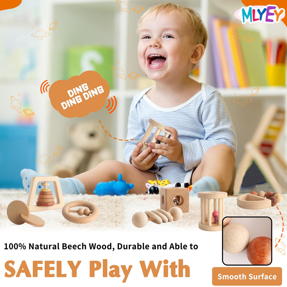 MLYEY ball roller attracts attention with a soft wooden sound.