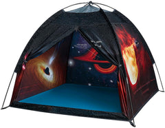Mnagant Black Hole Play Tent with glowing stars for imaginative space play indoors